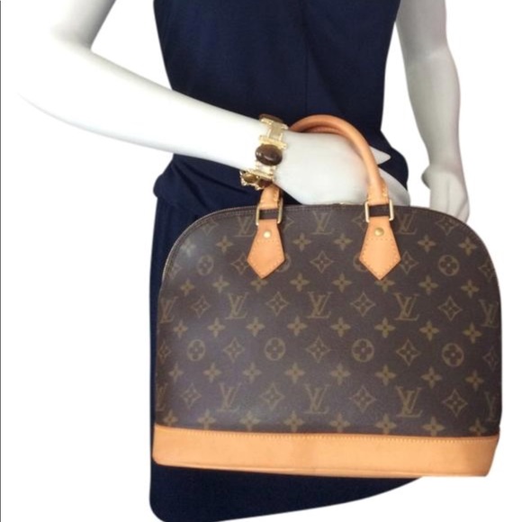 Auth Louis Vuitton Alma Satchel Bag Vintage - Picture 8 of 8